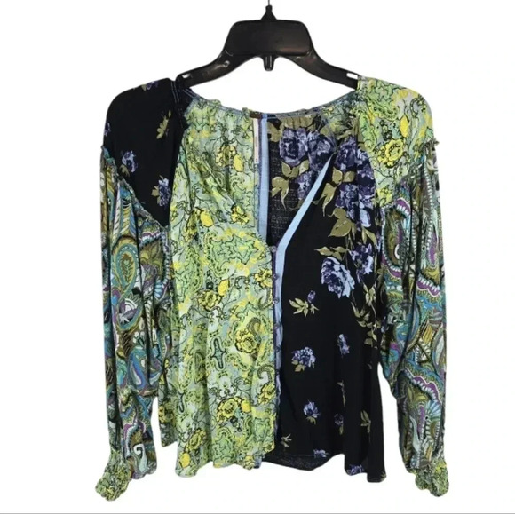 Free People Multicolor Paisley Blouse - Picture 5 of 15